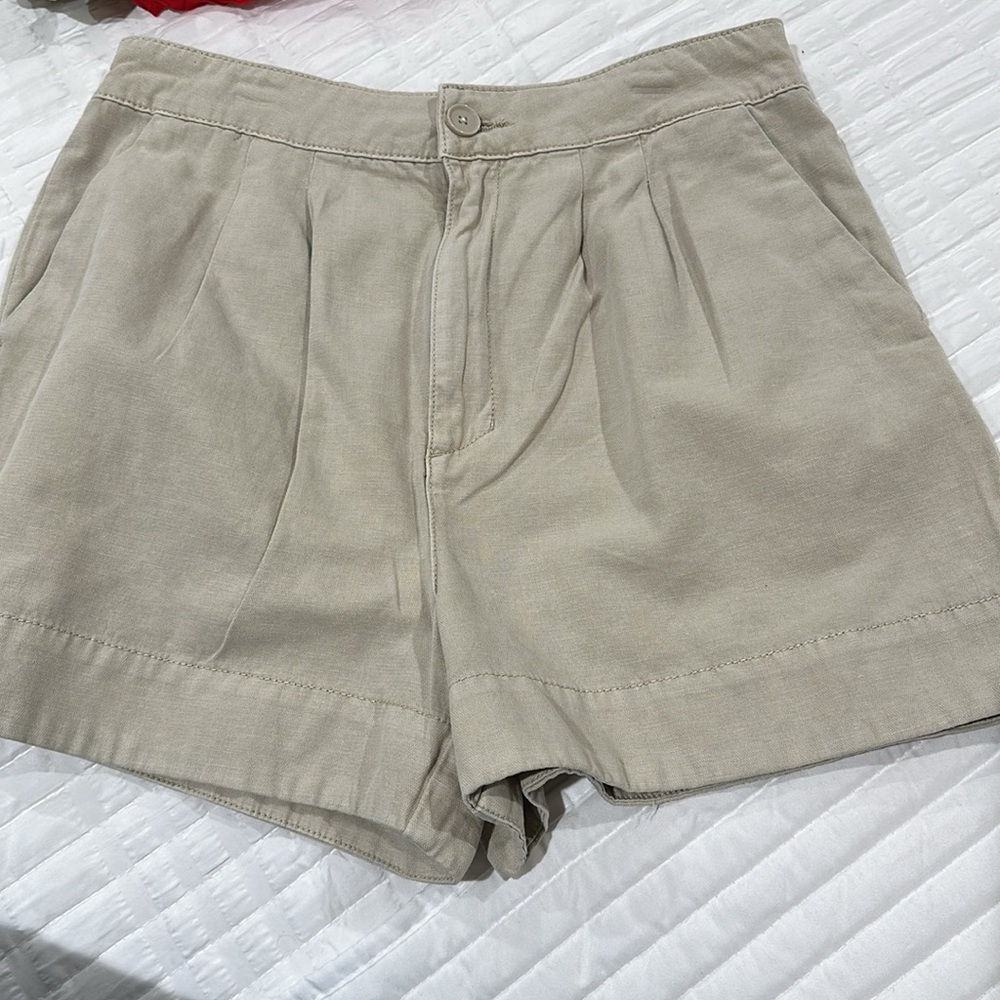 Joie High Waist Tan Shorts